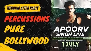 PERCUSSIONS ON BOLLYWOOD MUSIC! SANGEET EVENT | APOORV SINGH #percussionist #LIQUIDDRUMS #dj