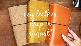 New Leather Drop in August!! #leather #planning #plannerperfect