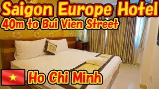 Отель Saigon Europe. Отель расположен недалеко от улицы Буйвьен, поэтому важно не спать допоздна ...