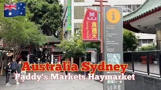 Sydney Australia [4K HDR Walk] Sydney's Iconic Market//UTS TO Paddy's Markets Haymarket