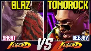 Blaz (Sagat) vs Tomorock (Dee Jay) 🔥 High Level SF6 Replay