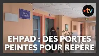 Ehpad : des portes peintes qui servent de repère pour les résidents
