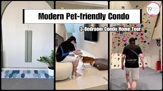 Посмотрите, как мы спроектировали этот мезонин HDB для пары и их питомца! Дизайн интерьера, тур п...
