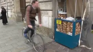 Знаменитый Краковский обважанек (бублик)