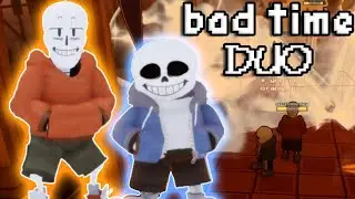 the BAD TIME DUO in Undertale Final Showdown