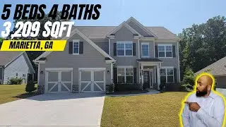 Radiant Move-In Now Farmstyle Home | Marietta GA | 5 Bed 4 Bath | Ready to Tour Today