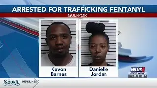 Gulfport police arrest two on fentanyl trafficking charges, seize drugs and firearm