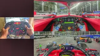 Ultra Realistic F1 25 Singapore GP (1 lap)  Lewis Hamilton POV | Logitech G29 Gameplay [4K]