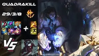 JUNGLE Sylas vs Kayn [QUADRAKILL] - NA Challenger Patch 25.22
