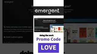 Emergent Promo Code LOVE &ndash; Build an AI App in Minutes (No Coding Needed)
