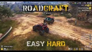RoadCraft FULL Gameplay | First Map Completion (Easy/Hard Mode)