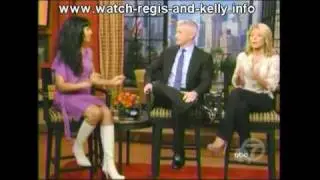 Padma Lakshimi from Top Chef on Regis and Kelly - October 9, 2009 - interview part 1/2