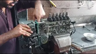 How to calibrate Diesel Injector pump || Injector Pump Calibration & Adjustment #restoration