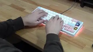 Think 6.5 V2 with Neapolitan Ice Cream Switches Typing Sounds ASMR