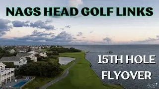 Nags Head Golf Links - 15th Hole Flyover (4K) - Sunset in North Carolina's Outer Banks