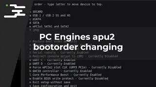 PC Engines apu2 bootorder changing