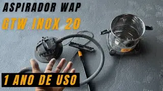Aspirador de P&oacute; e &Aacute;gua WAP GTW INOX 20 1600W 20 Litros A&ccedil;o, um ano de uso.