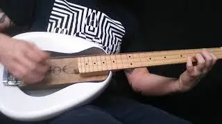 Hey Joe - on a 4 string bedpan guitar