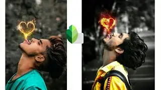 Snapseed Fire Love Effect Photo Editing 2020 // Snapseed New Photo Editing 2020 SHAKIL EDITING