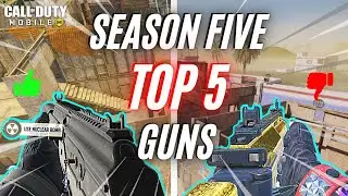 Top 5 Guns In COD Mobile Season 5! (Full Stats + Class Set-Up)