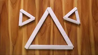 How to Make a Triangular UFO with A4 Paper | DIY Flying Saucer