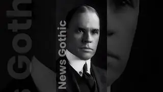 Typefaces and Typographers: NEWS GOTHIC #design #typography #history #fontstyle #graphicart