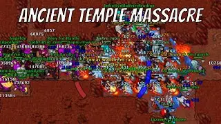 Tibia War - Ardera - Ancient Temple MASSACRE