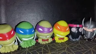 MASHEMS TMNT 2012 UNBOXING DE 11 PAQUETES