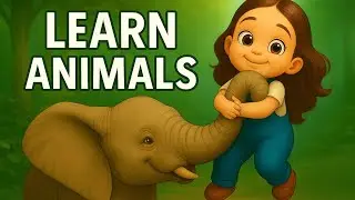 Forest Animal Song for Kids | Learn Animals sounds in the Woods with Baby Adiya #kidssongs