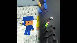 POCOYO Y EL RAYO #shorts #minecraft #smilingcritters #sprunki #poppyplaytime4