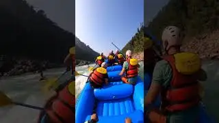#rafting with #friends in #rishikesh #gopro