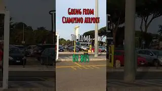 Take the bus from Ciampino Airport to Rome #travel #rometravel #rome #rometravelguide #italytravel