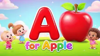 A for Apple 🍎 Magical Kids Cartoon | Alphabet Learning in 3D