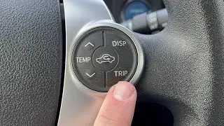 How To Change Prius C From MPH To KMH