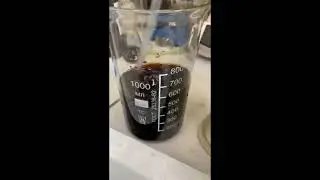 Extracting caffeine from a bottle of coke #chemistry #science #scienceexperiment #extraction #lab