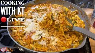 Making Spencer Dinner! Autumn Pasta.. Cooking with KT!