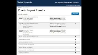 VA Approved Condo List