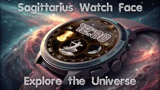 ♐ Sagittarius Fire Watch Face | Free Spirit & Adventure for Wear OS