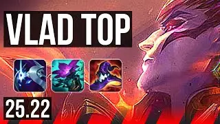 VLADIMIR vs YONE (TOP) | Comeback, Quadra, 600+ games | EUW Master | 25.22
