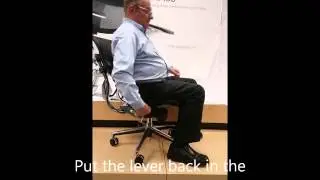 How to use the ergohuman chair