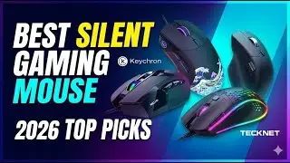 Best Silent Gaming Mouse 2026 | TOP 6 Quiet Picks (Keychron, TECKNET & More)