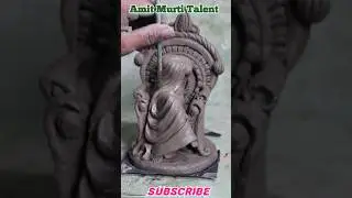 Apna Multi Talent | Murti kaise banaen | Saraswati murti making | clay arts #shorts