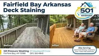 Fairfield Bay Arkansas Deck Staining