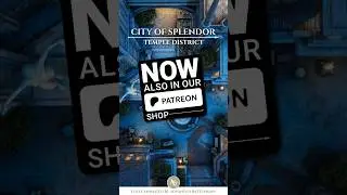 D&D | Pathfinder | City Of Splendor - Temple District | Animated Battle Maps | Virtual Tabletop