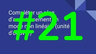 #21 Compléter un plan d'amortissement en mode non linéaire (par unités d'oeuvre)
