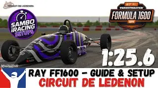 iRacing FF1600 Ledenon Guide 1:25.6 - Ray FF1600 Circuit De Ledenon Track Guide & Setup
