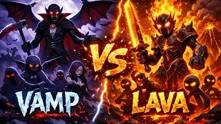 Stick war legacy Vamp vs Lava(epic battle) 