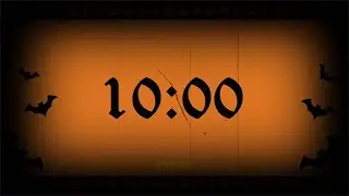 10 Minute Bat Halloween Timer
