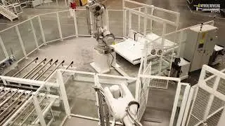 FPV: Automatic process line for the production of high-end automotive windshields and glass roof.