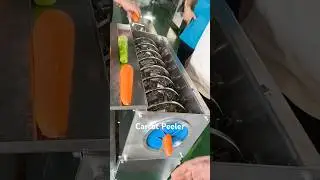 Automatic carrot peeling machine #automatic #carrot #peeler #peelingmachine #amazingmachinery